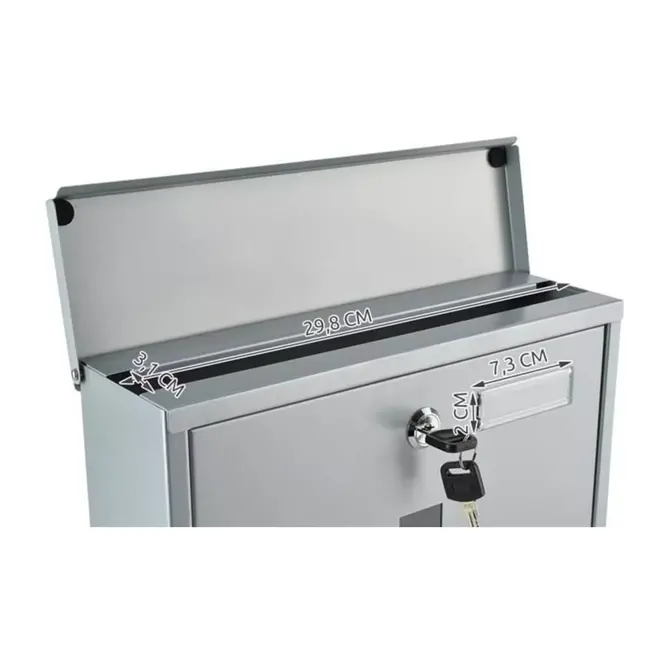 Malatec Duurzame en Veilige Roestvrij Stalen Brievenbus