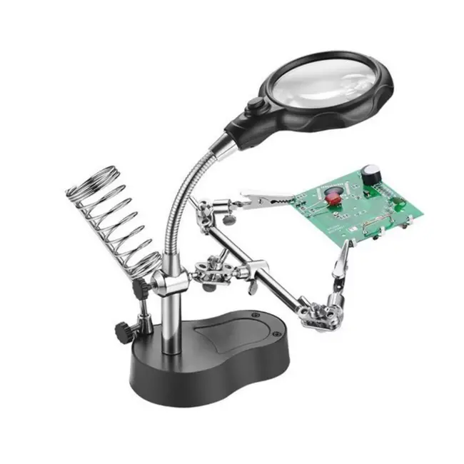 Bigstren Multifunctionele Werkstation Kit met LED en Vergrootglas