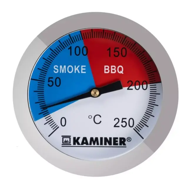 Kaminer Nauwkeurige Roestvrijstalen Thermometer voor Grillen en Roken