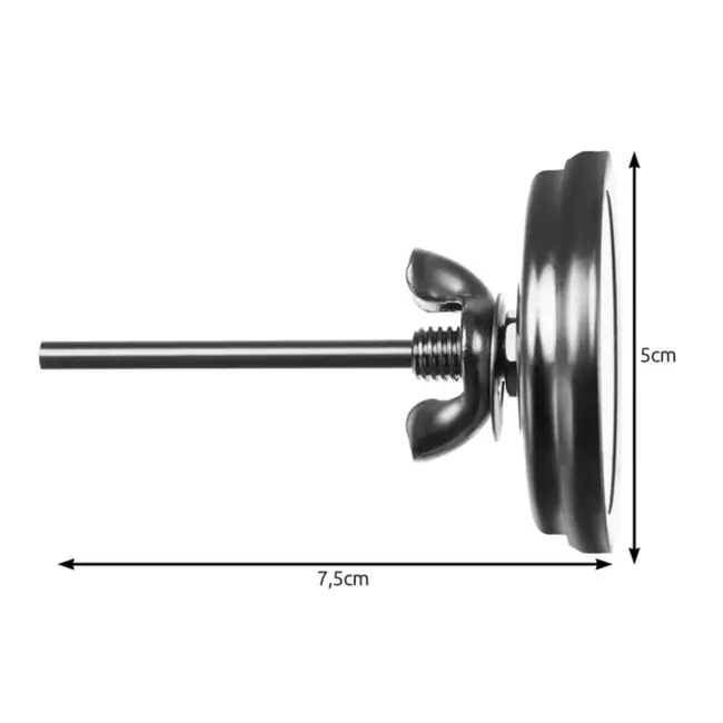 Kaminer Nauwkeurige Roestvrijstalen Thermometer voor Grillen en Roken