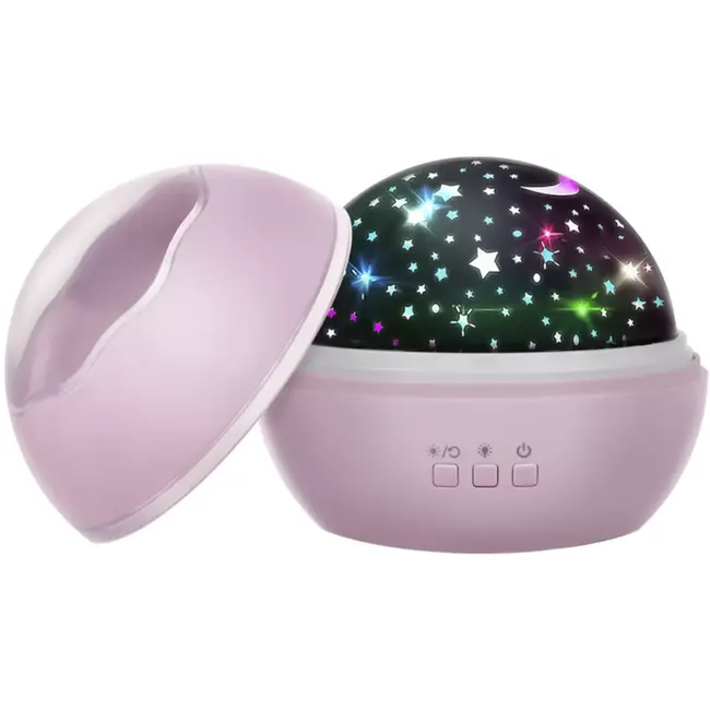 Izoxis Roze Projector Nachtlamp - Sterrenhemel en Onderwaterwereld