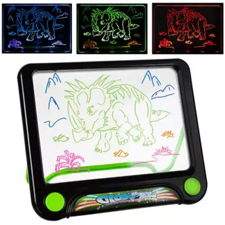Kruzzel Magisch Licht Tekenbord Dinosaurussen - Creatief Kinderplezier