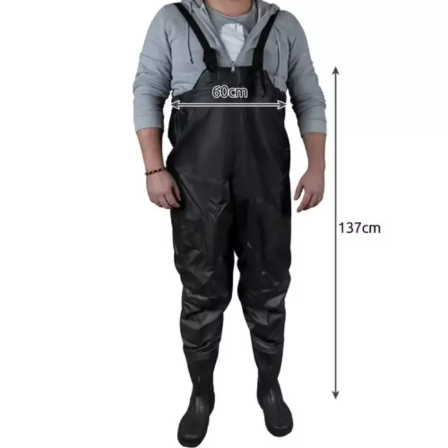 Malatec Visserswaadpak Maat 45 - Superieur Comfort en Veiligheid voor Vissers