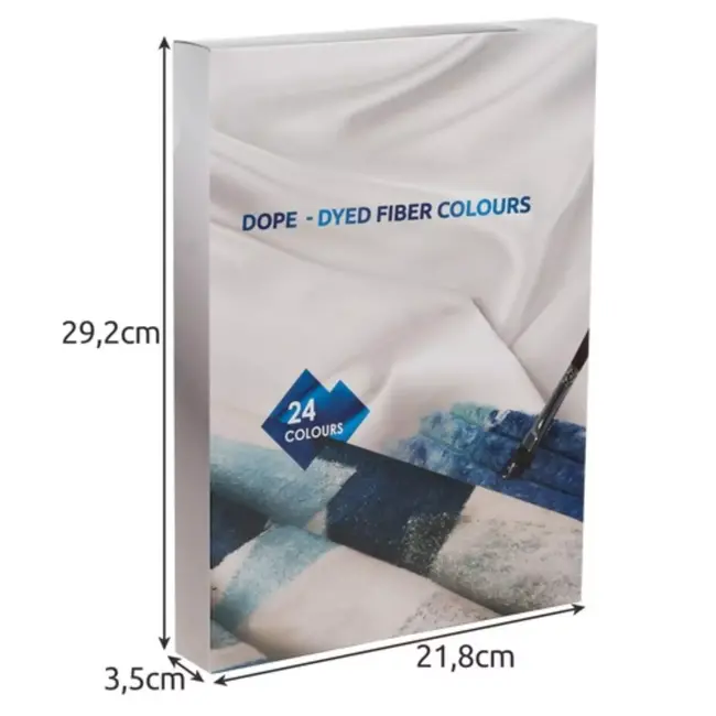 Maaleo Textielverf Set - 24 Kleuren voor Creatief Textielwerk
