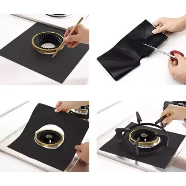 Ruhhy Brander Mat Set - Bescherm Je Gasfornuis Tegen Vlekken