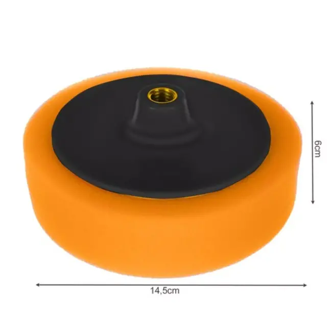 Xtrobb Polijstset voor Auto's - 3 Professionele Ø 150 mm Sponzen + Adapter