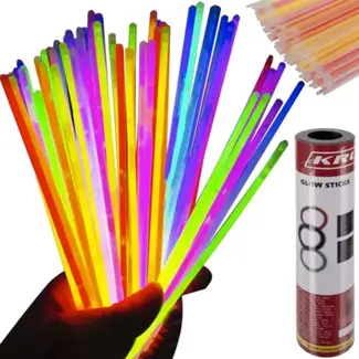 Kruzzel 100 Stuks Glow Sticks Set - Perfect voor Feesten en Festivals