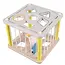 Kruzzel Houten Sensory Sorteerkubus - Educatief en Interactief Speelgoed