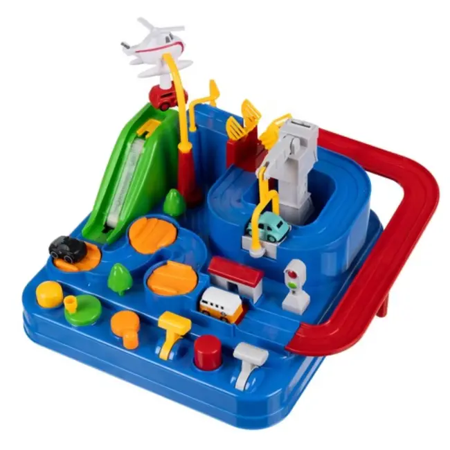 Kruzzel Racebaan Obstakelbaan: Urenlang Speelplezier met Veilige Voertuigen