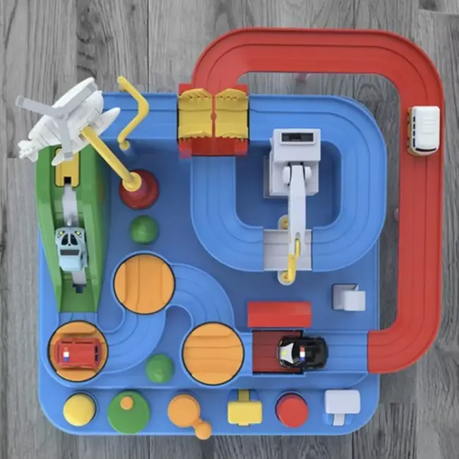 Kruzzel Racebaan Obstakelbaan: Urenlang Speelplezier met Veilige Voertuigen