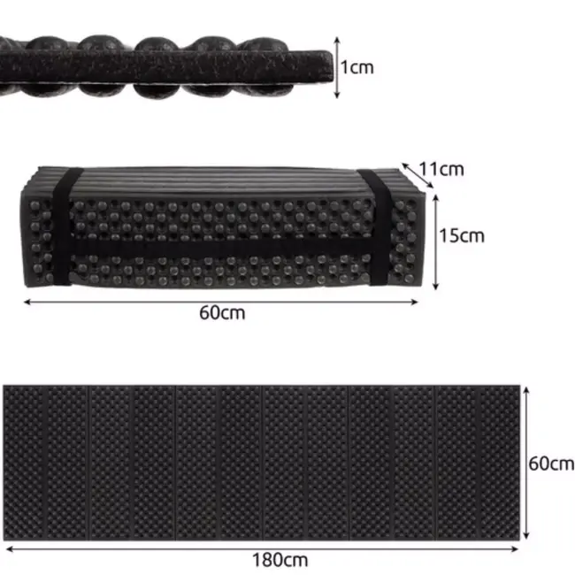 Trizand Opvouwbare Slaapmat: Comfort en Isolatie voor Elk Avontuur