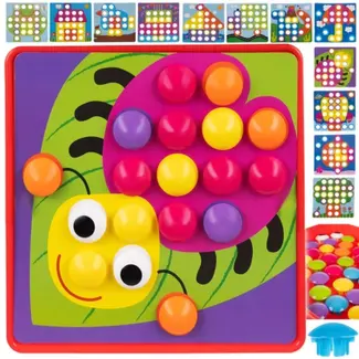 Kruzzel Mozaïek Puzzel: Educatief Plezier voor Jonge Ontdekkingsreizigers
