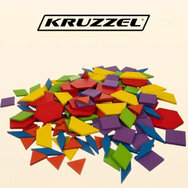 Kruzzel Geometrische Puzzel: Educatief Speelplezier voor Kinderen