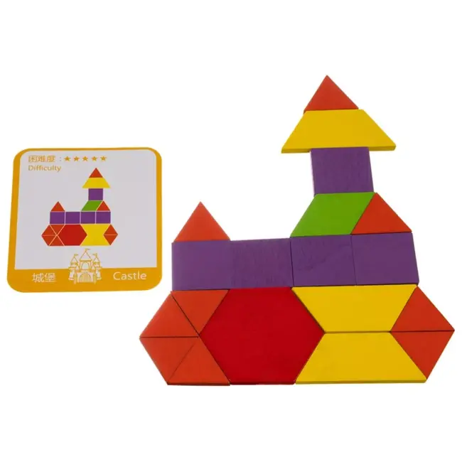 Kruzzel Geometrische Puzzel: Educatief Speelplezier voor Kinderen