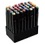 Maaleo Dubbelzijdige Alcoholische Markers - 80 Stuks met Etui