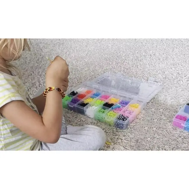 Kruzzel Ultieme 4405-delige Loom Elastiekjes Set: Ontketen Je Creativiteit met de Complete Kit voor DIY Sieraden en Ambachten