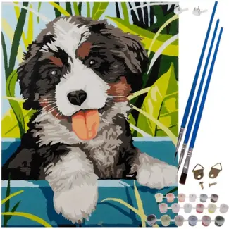 Maaleo Schilderen op Nummer: Creëer je Eigen Honden Kunstwerk