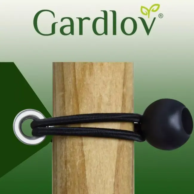 Gardlov Tentspanner met Bal 16-30 cm - Veelzijdige Spanelastiek - Set van 10