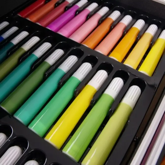 Maaleo Schilderset in Eenhoorn Koffer - Creativiteit in 145 Onderdelen