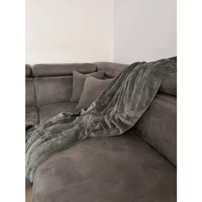 Ruhhy Premium Grijze Deken - 160 x 200 cm - Luxe en Comfort voor Elke Ruimte