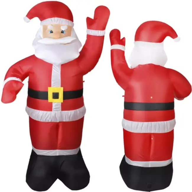 Ruhhy Opblaasbare Kerstman met LED – Perfect voor Tuin en Huis