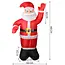 Ruhhy Opblaasbare Kerstman met LED – Perfect voor Tuin en Huis