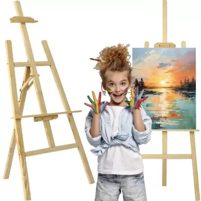 Maaleo Houten Schildersezel 170cm - Perfect voor Kunstenaars
