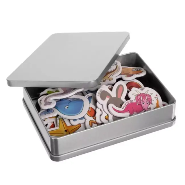 Kruzzel Magnetische Dieren: 40 Kleurrijke Educatieve Magneten