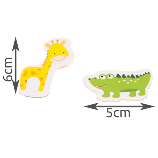 Kruzzel Natuur Magneten Set van 12 - Perfect voor Koelkast en Educatie