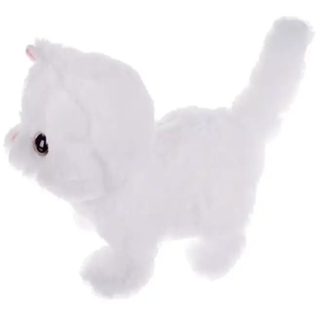 Ruhhy Interactieve Witte Kat - Een Perfecte Knuffelvriend