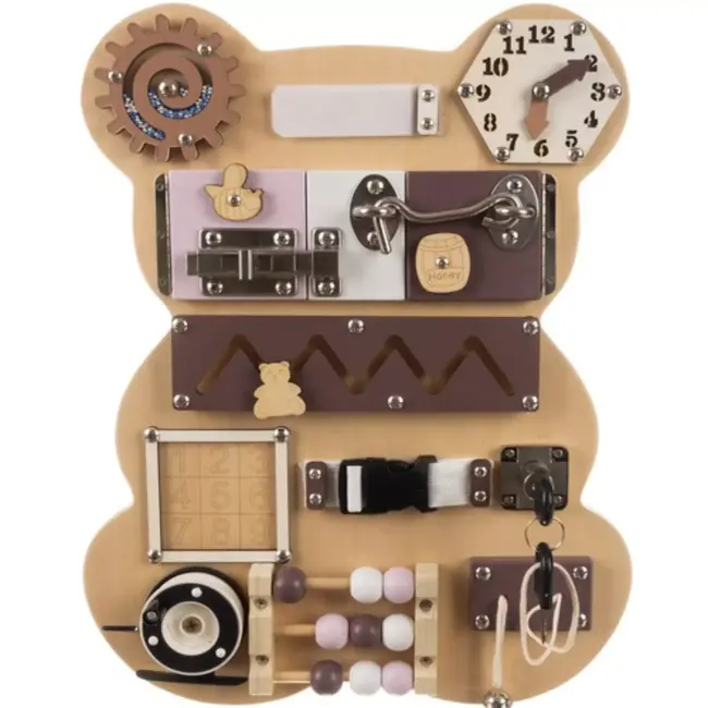 Kruzzel Beer Manipulatiebord 14-in-1: Educatief en Interactief Speelgoed