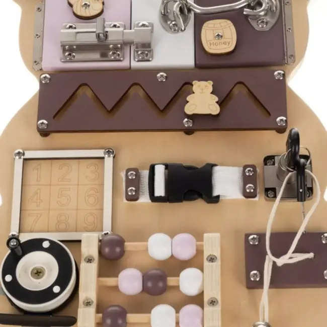 Kruzzel Beer Manipulatiebord 14-in-1: Educatief en Interactief Speelgoed
