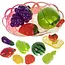 Kruzzel Fruit- en Groentesnijset in Mandje - Bevordert Creatief en Educatief Spel