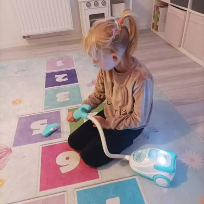 Kruzzel Kinderstofzuiger - Blauw: Maak Schoonmaken Leuk en Educatief!