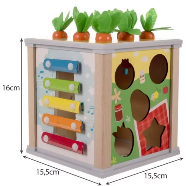 Kruzzel Educatieve Houten Blok: Spelen, Leren en Ontdekken!