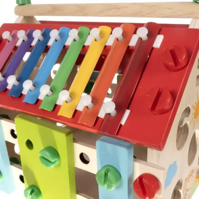 Kruzzel Educatief Houten Huisje: Bouwen, Leren & Spelen!