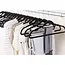 Ruhhy Kledinghangers 20 stuks in Zwart Velvet - Stijlvolle Garderobe Oplossing