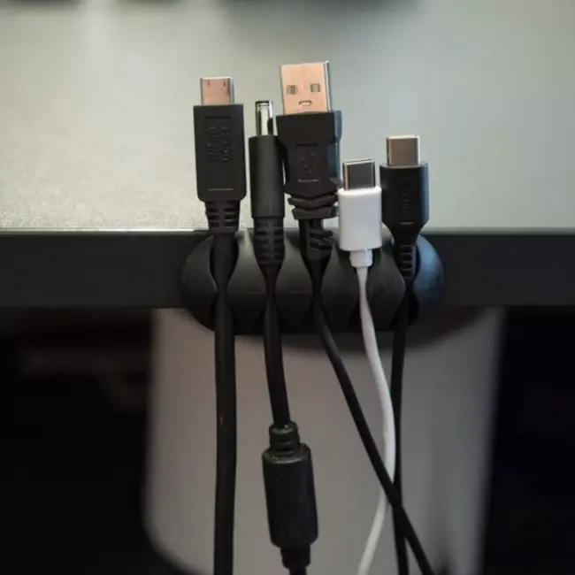 Izoxis Kabel Organisator Set - Houd Uw Kabels Netjes en Geordend - 10 stuks.