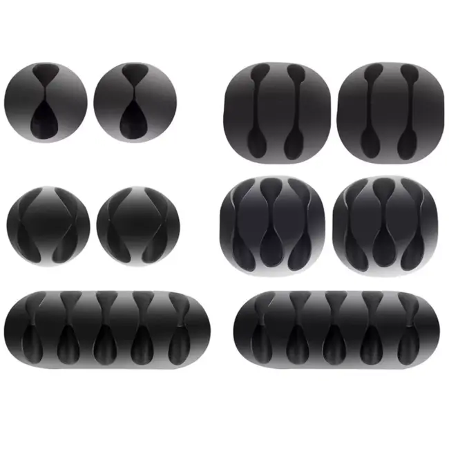 Izoxis Kabel Organisator Set - Houd Uw Kabels Netjes en Geordend - 10 stuks.