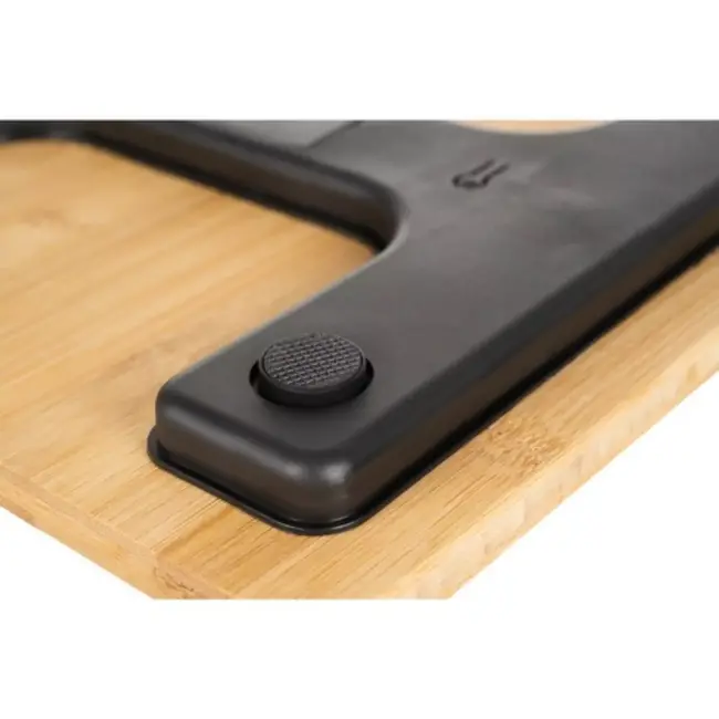 Ruhhy Bamboe Badkamerweegschaal met LCD - Stijlvol en Praktisch