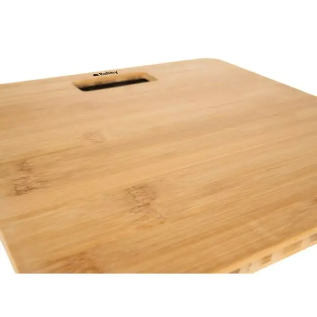 Ruhhy Bamboe Badkamerweegschaal met LCD - Stijlvol en Praktisch