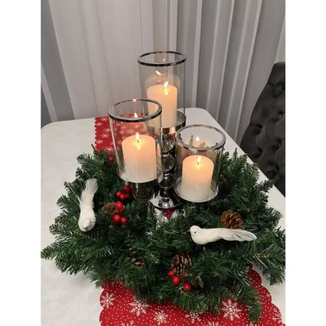 Ruhhy Kunstmatige Sparrentakken 29cm - Set van 40 voor Feestelijke Versiering