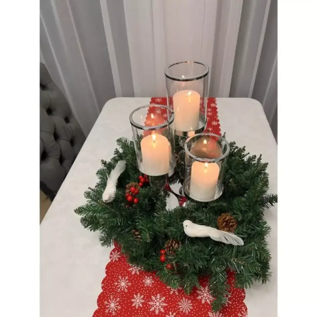 Ruhhy Kunstmatige Sparrentakken 21cm - Set van 40 voor Natuurlijke Decoraties