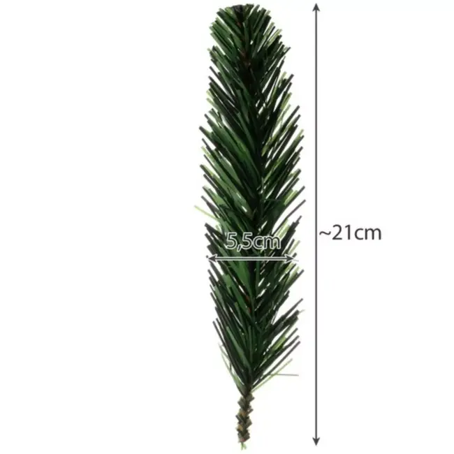 Ruhhy Kunstmatige Sparrentakken 21cm - Set van 40 voor Natuurlijke Decoraties