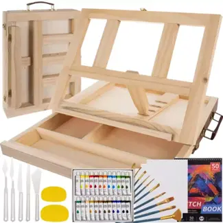Maaleo Luxe Schilderskoffer - Complete 46-delige Kunstenaarsset