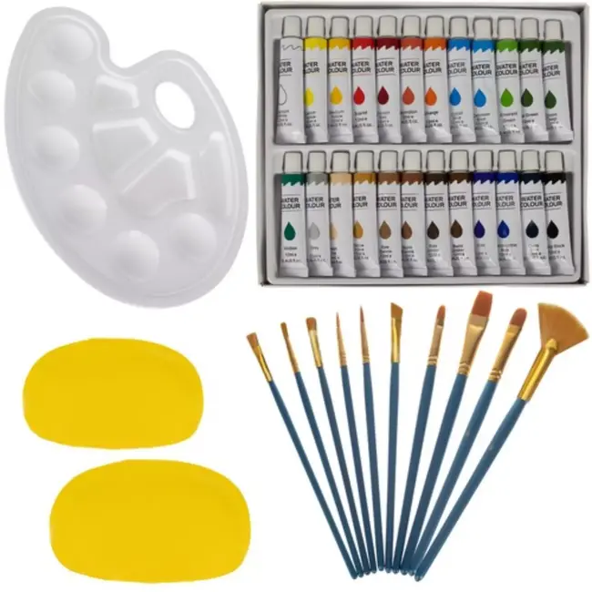 Maaleo Luxe Schilderskoffer - Complete 46-delige Kunstenaarsset