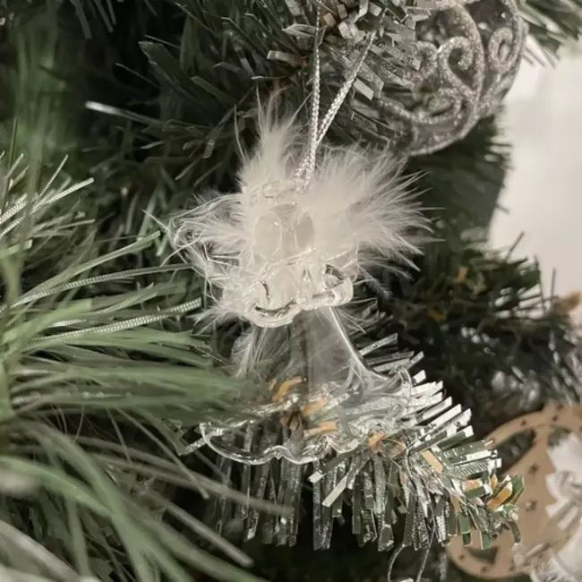 Ruhhy Transparante Engelen Kerstballen - Voeg Hemelse Elegance toe aan Uw Kerstboom