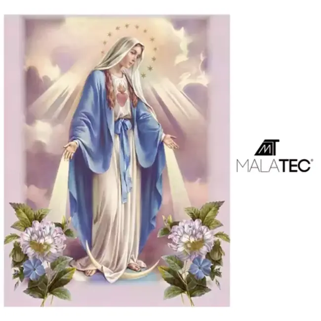Malatec Diamond Painting Set "Maria" - 30x40 cm - Creatieve Ontspanning
