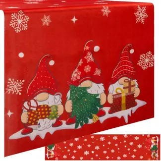 Ruhhy Feestelijke Tafelloper 180x40cm: Stijlvolle Kersttafeldecoratie