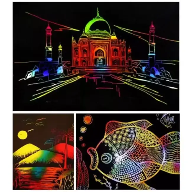 Kruzzel Magisch Krasboek: Creativiteit Onderweg - 10 Bladen